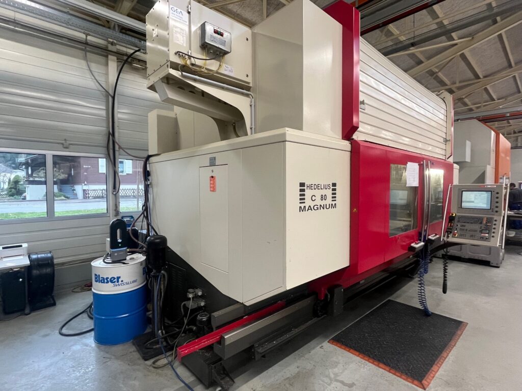 CNC milling machine at IBOR AG production floor
